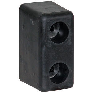 44-B5500      Pair of  RUBBER bumpers 3" x 3.5" x 6"