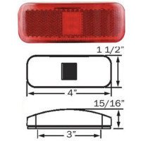 49-MCL-44RB1     1.5*4 RED  THIN LED  M/C 