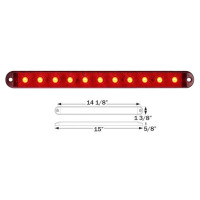 49-STL-69RB      RED THINLINE LED 11 DIODE
