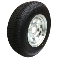 62-TR14W205G  ST205/75R14 Triangle Tire on 5 ON 4.5" Galvanized Wheel
